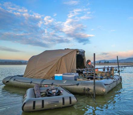 This Giant Floating Fishing Platform Lets You Camp On The Water