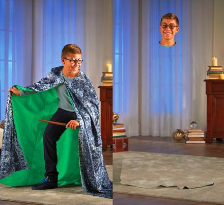 This Harry Potter Invisibility Cloak Actually Turn You Invisible Using a Smart Phone App