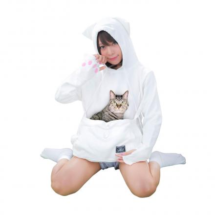 This Hoodie Has a Giant Front Pocket For You To Carry Your Dog or Cat In