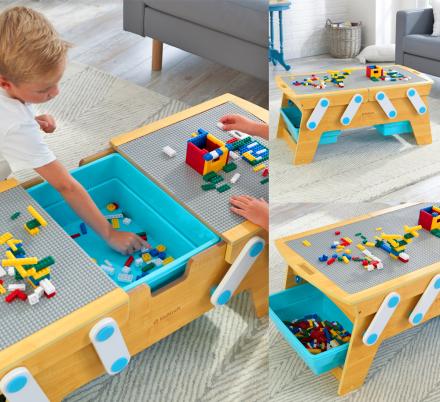 This Lego Compatible Play N Store Table Is Something Every Kid Needs In Their Life