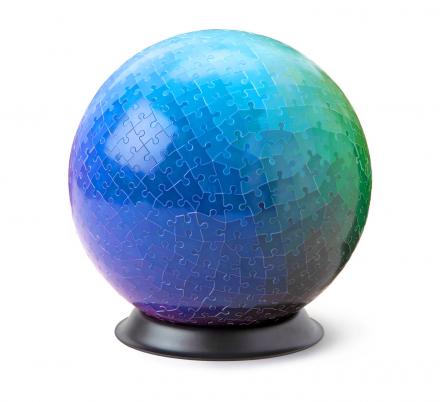 This Sphere Shaped Gradient Puzzle Contains 540 Different Colors