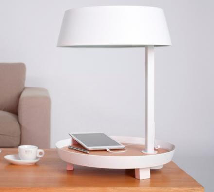 This Table Lamp Has an Integrated USB Cord To Charge Your Devices