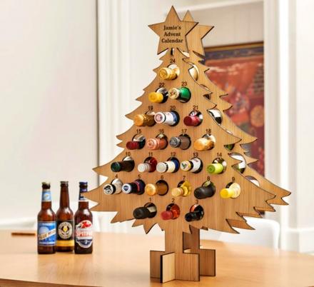 This Wine Bottle Advent Calendar Lets You Countdown To Christmas With Booze
