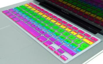 Rainbow MacBook Keyboard Cover