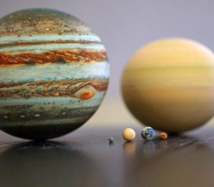 Tiny Perfectly Scaled Replicas Of The Planets In Our Solar System