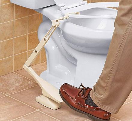 This Toilet Seat Lifting Pedal Should Probably Come Standard On Every New Toilet