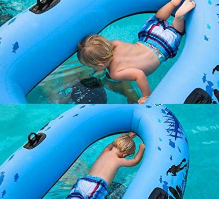 Transparent Bottom Inflatable Water Raft Gives Great Views Of Underwater Life