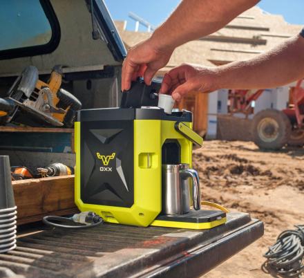 This Ultra-Rugged Outdoor Coffee Maker Is Perfect For Job Sites or Onboard Boats