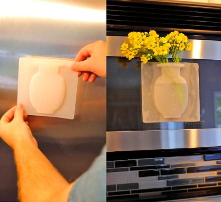 Unique Silicone Flower Vase Lets You Put Flowers Anywhere