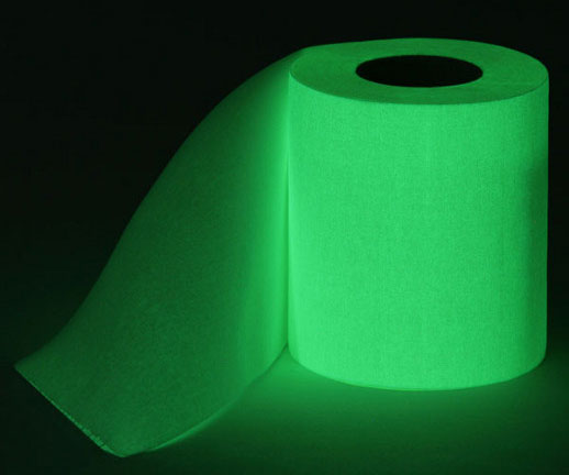 This Glow In The Dark Toilet Paper