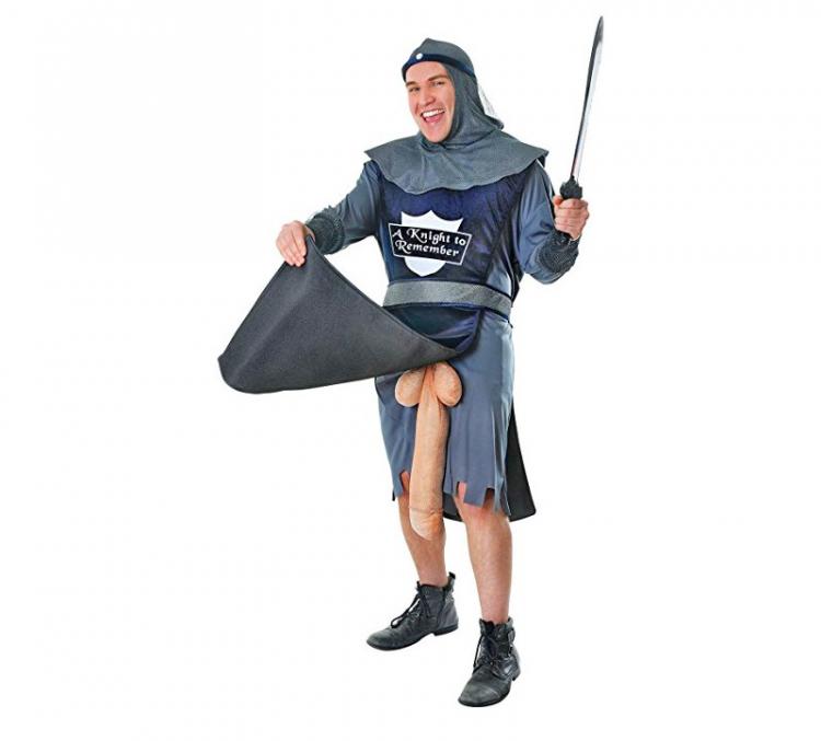 A Knight To Remember Costume - Huge Wiener Behind Medieval Knight Costume