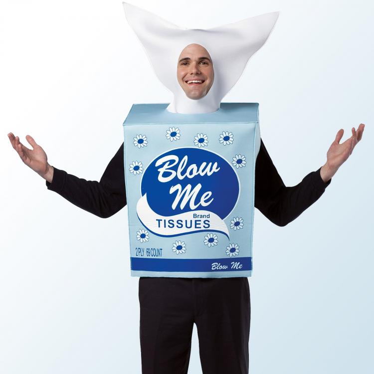 Blow Me Tissue Box Costume