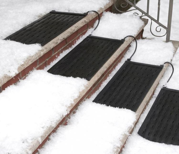 Heated Stair Mats Melt Snow and Ice From Your Outdoor Stairs