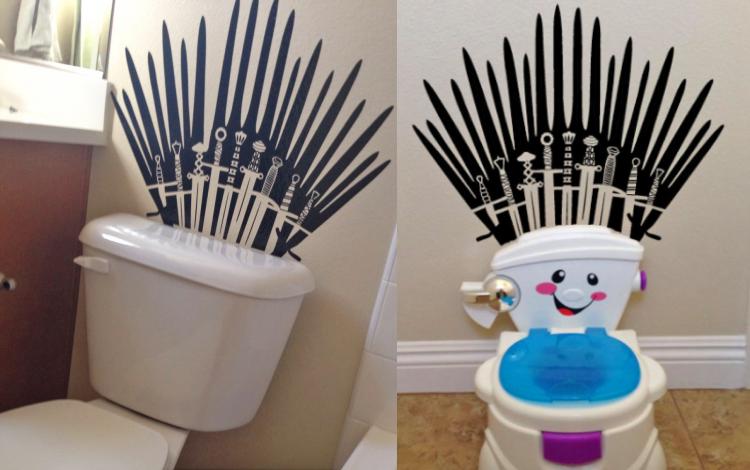 Game of Thrones Toilet Wall Decal