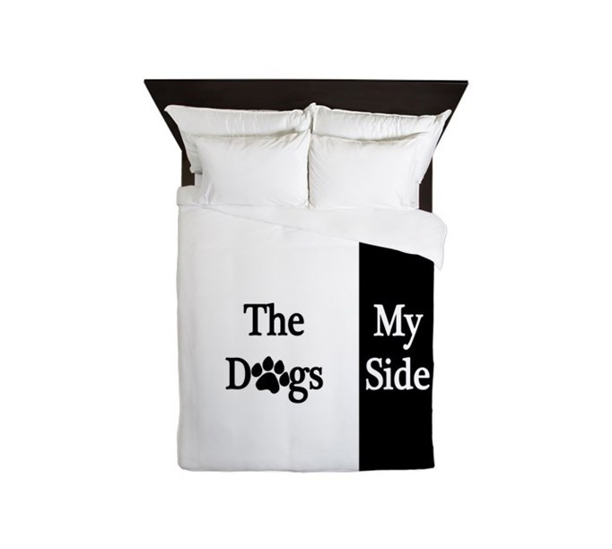 My Side - Dogs Side - Duvet Cover