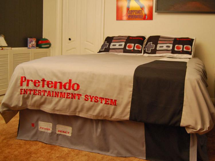 Nintendo Console Bed Sheets