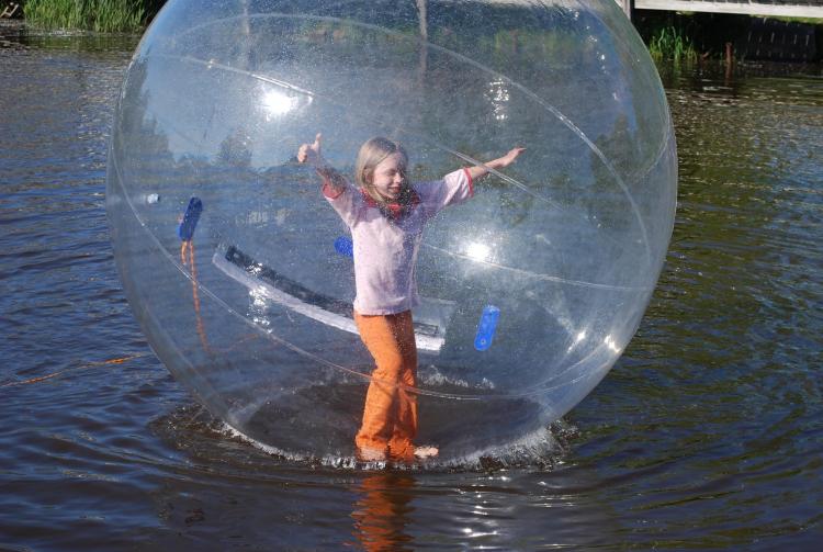 Inflatable Giant Balls Let You Walk On Water