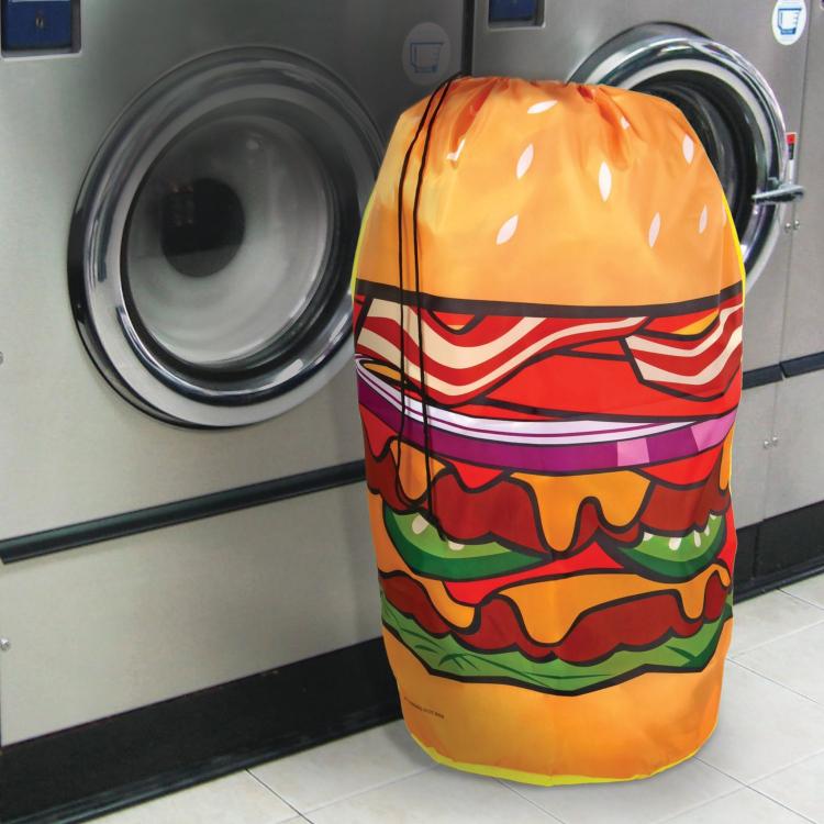 Cheeseburger Hamper Laundry Bag