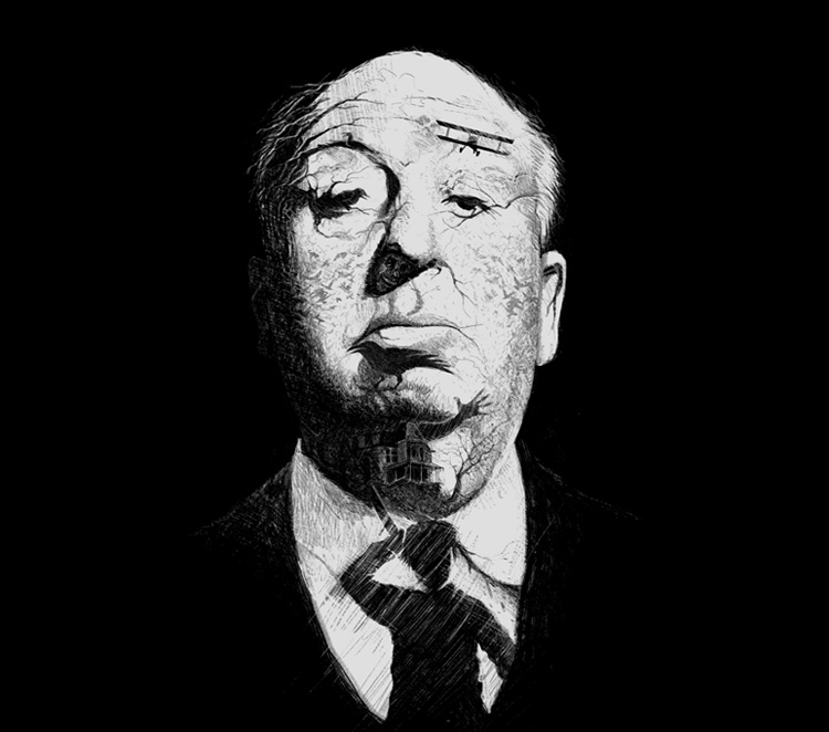 Shadows of Suspense - Alfred Hitchcock Hidden Images Poster