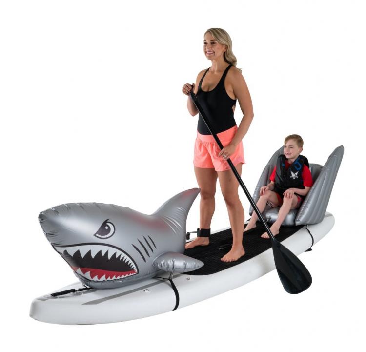 Stand-up Paddle-Board Floats Turn Your Board Into a shark - shark floats for SUP