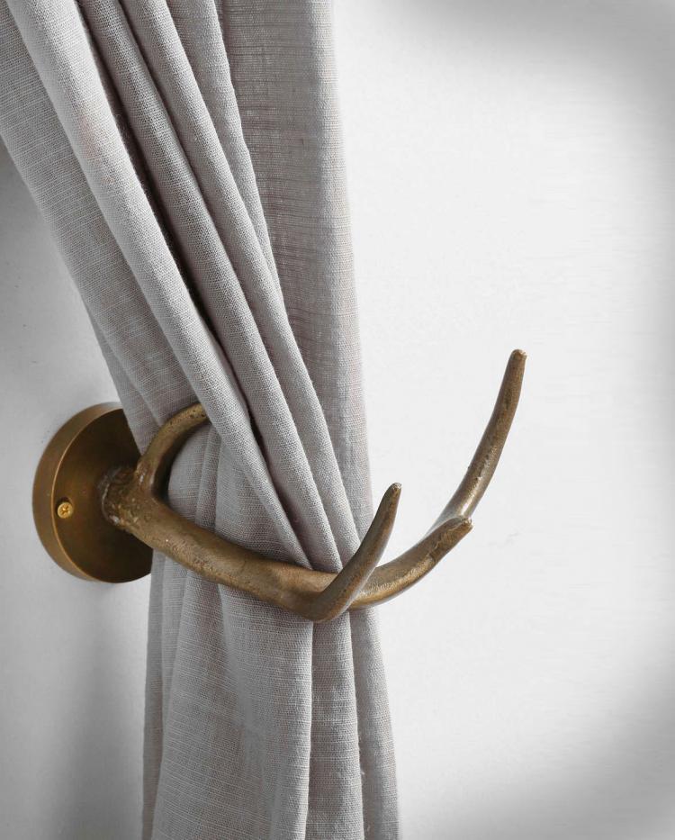 Antler Curtain Tiebacks