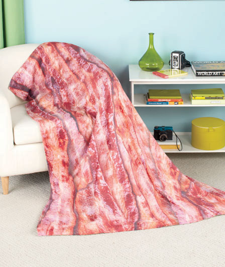 Bacon and Eggs Pillow and Blanket
