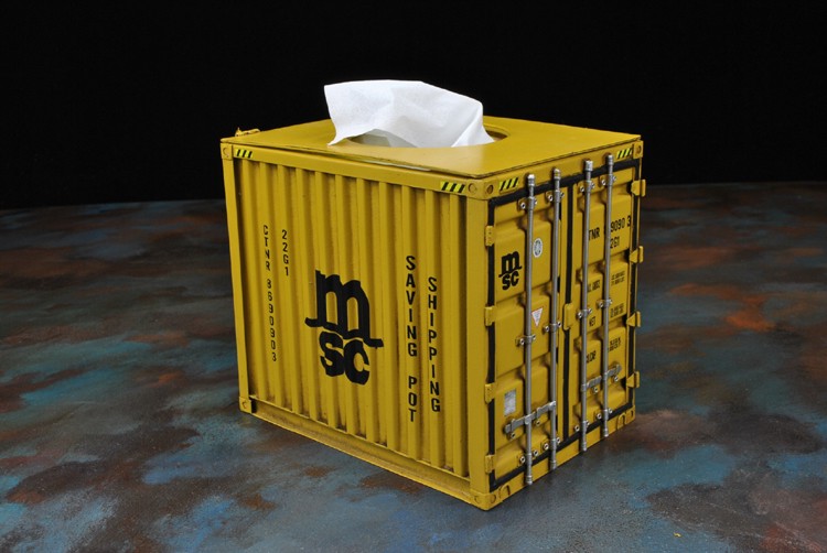 tissue box container