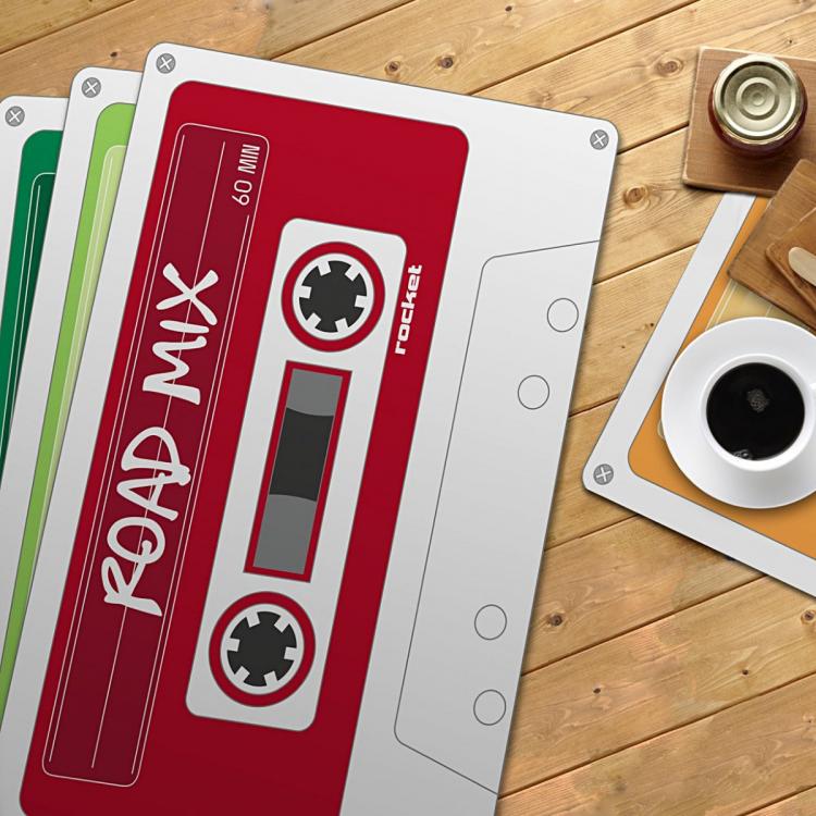 Cassette Tape Table Placemats