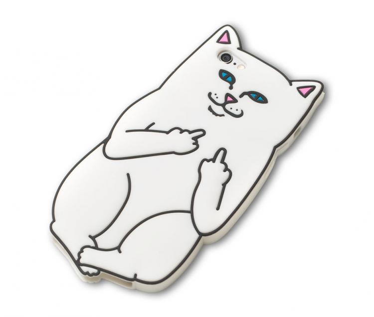 Lord Nermal iPhone Case - Cat Flicking You Off iPhone Case