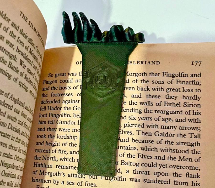 Devil Claws Bookmark - Scary demon fingers bookmark