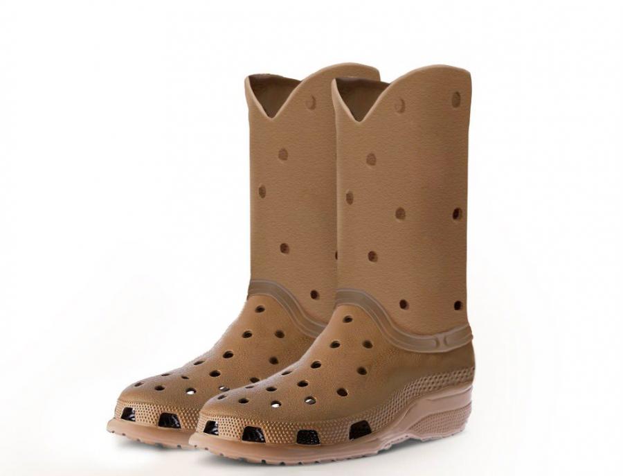 Cowboy boot crocs