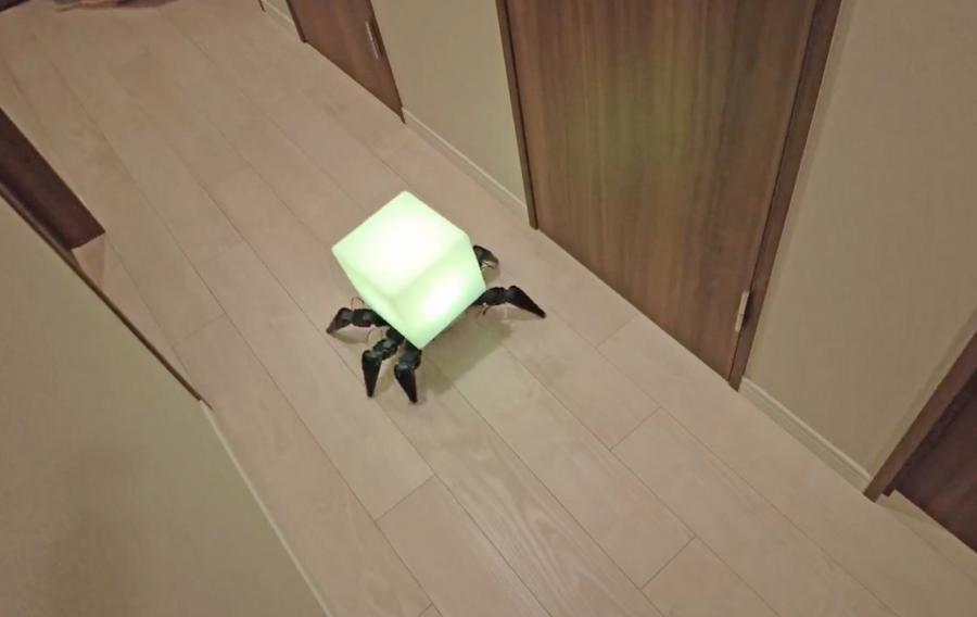 Creepy Spider Night Light Robot That Crawls Around Your House At Night