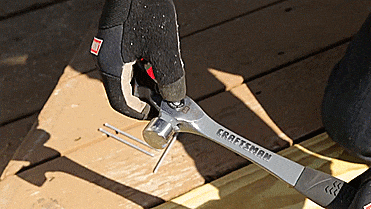 Craftsman Flex Claw Hammer With Adjustable Pry Bar And Magnetic Nail Holder Slot