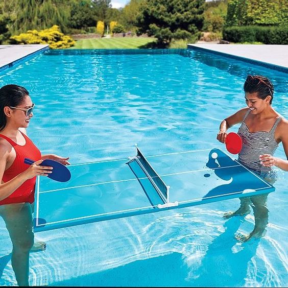 Floating Ping-Pong Table For the Pool