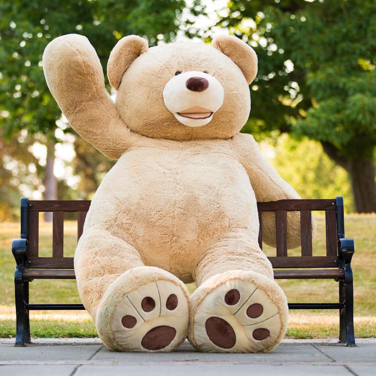 Giant Teddy Bear - Huge 8 Foot Tall Teddy Bear - 93 Inch Stuffed Bear