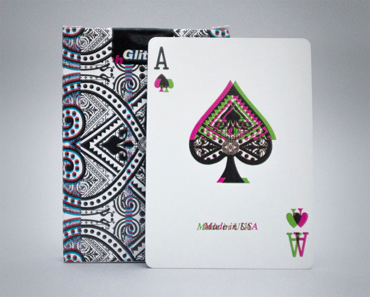 GLITCH Playing Cards - Ace of Spades