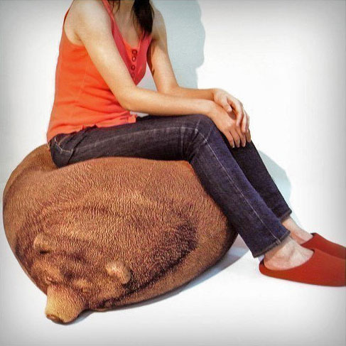 Grizzly Bear Bean Bag Chair