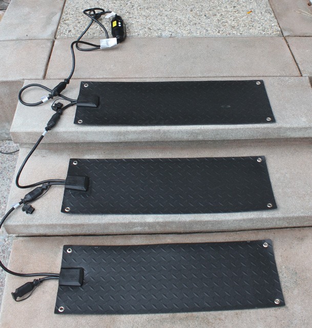 Heated Outdoor Stair Mat