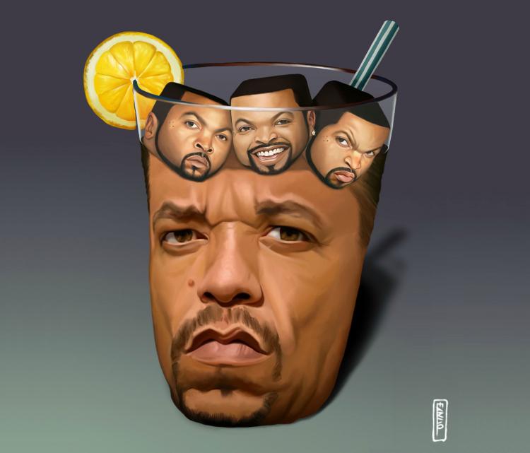 Ice Tea With Ice Cubes T-Shirt