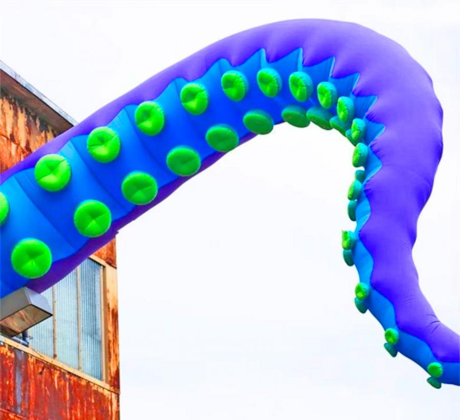 Giant Inflatable Octopus Tentacles House Decorations For Halloween