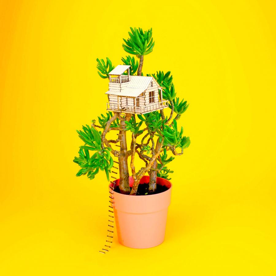 Mini Treehouses For Your House Plants