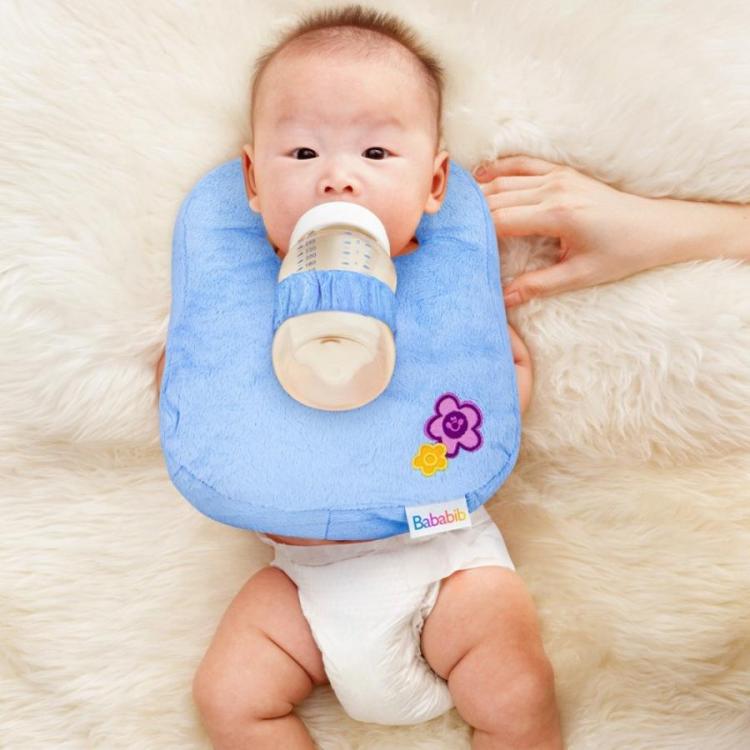 Lazy Parent Baby Bottle Holder Bib