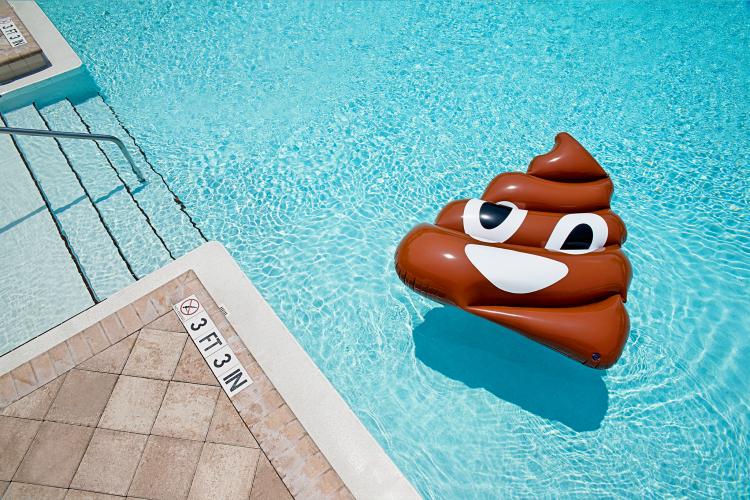 poop emoji floaty