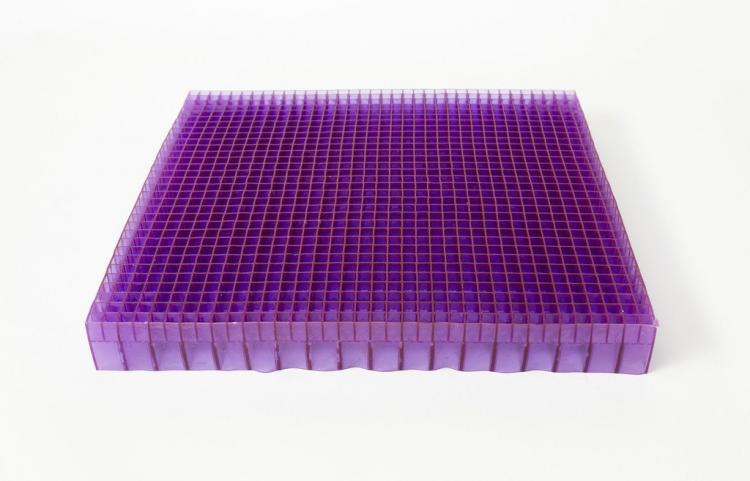 Royal Purple Seat Cushion Distributes Weight; Lets You Sit on Egg