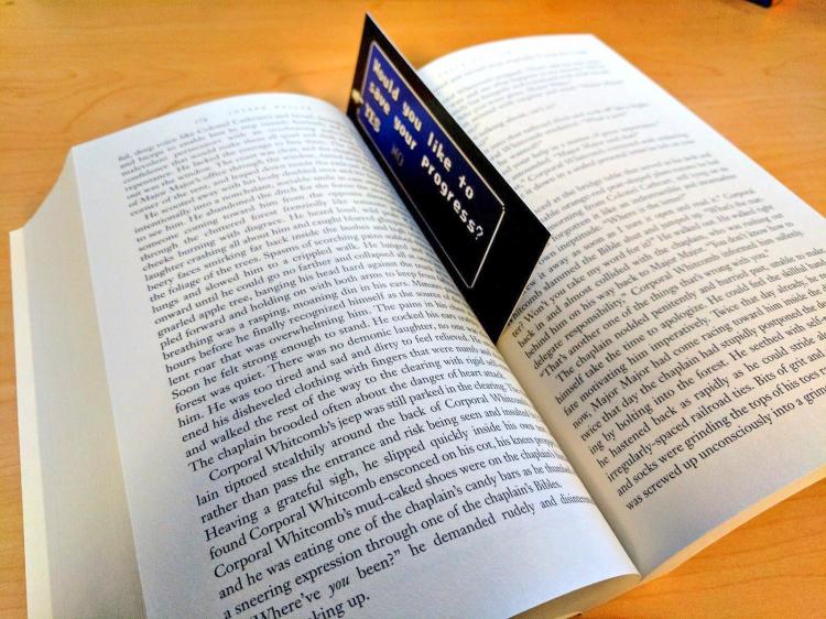'Save Your Progress?' Geeky Video Game Bookmark - Final Fantasy video game themed bookmark