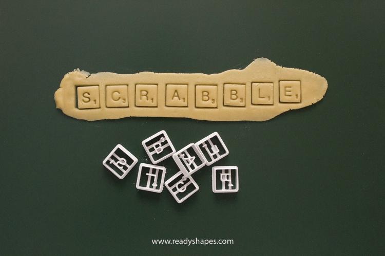 Scrabble Cookie Cutters - Scrabble Letter Pieces Cookie Cutter