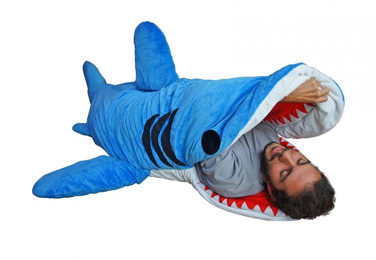 Shark Bite Sleeping Bag - Adult shark sleeping bag