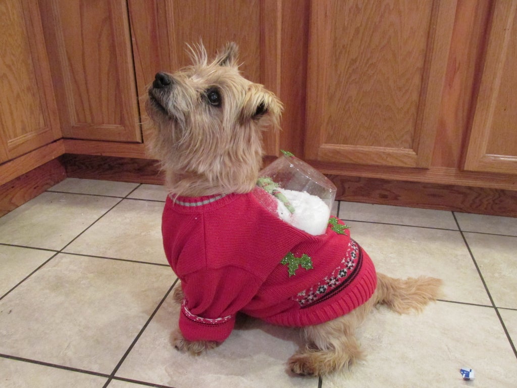 Snow Globe Ugly Christmas Sweater For Dogs