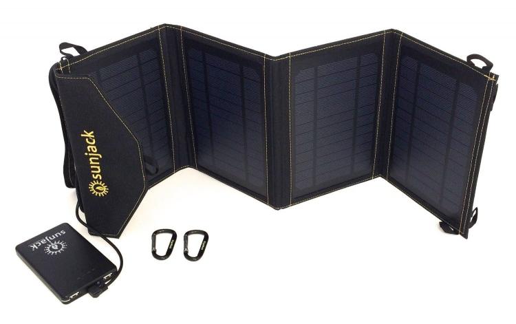 The SunJack Solar Charger - Power Your USB Devices Outdoors