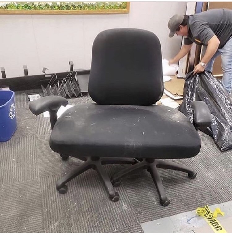Extra wide office chair